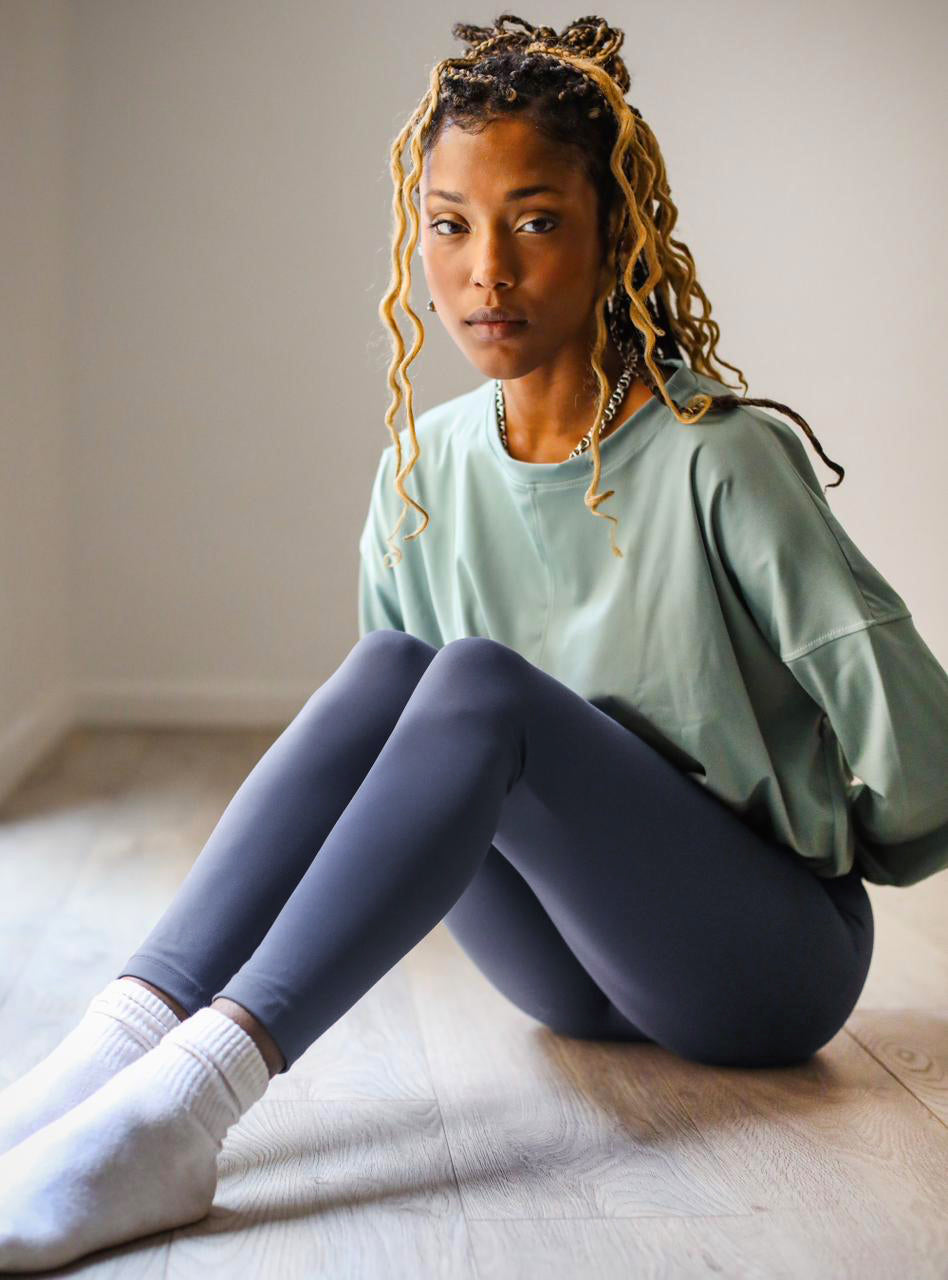 ButterSoft Seamless Leggings - Lilac Blue
