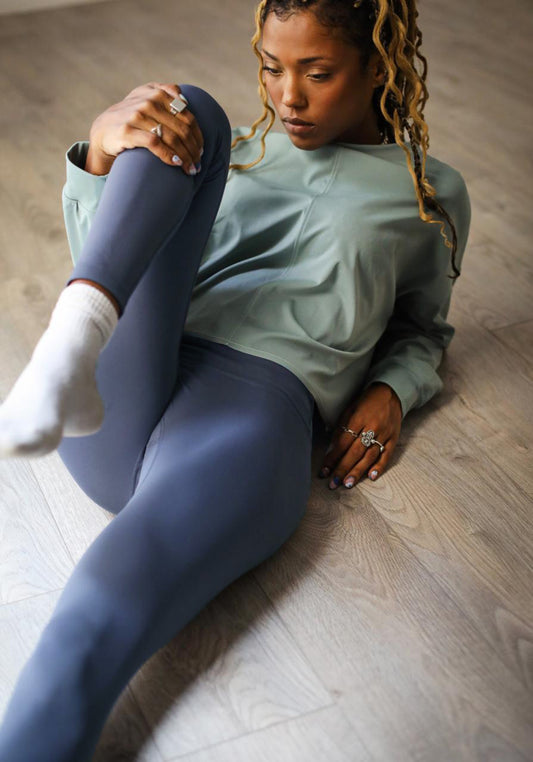 ButterSoft Seamless Leggings - Lilac Blue