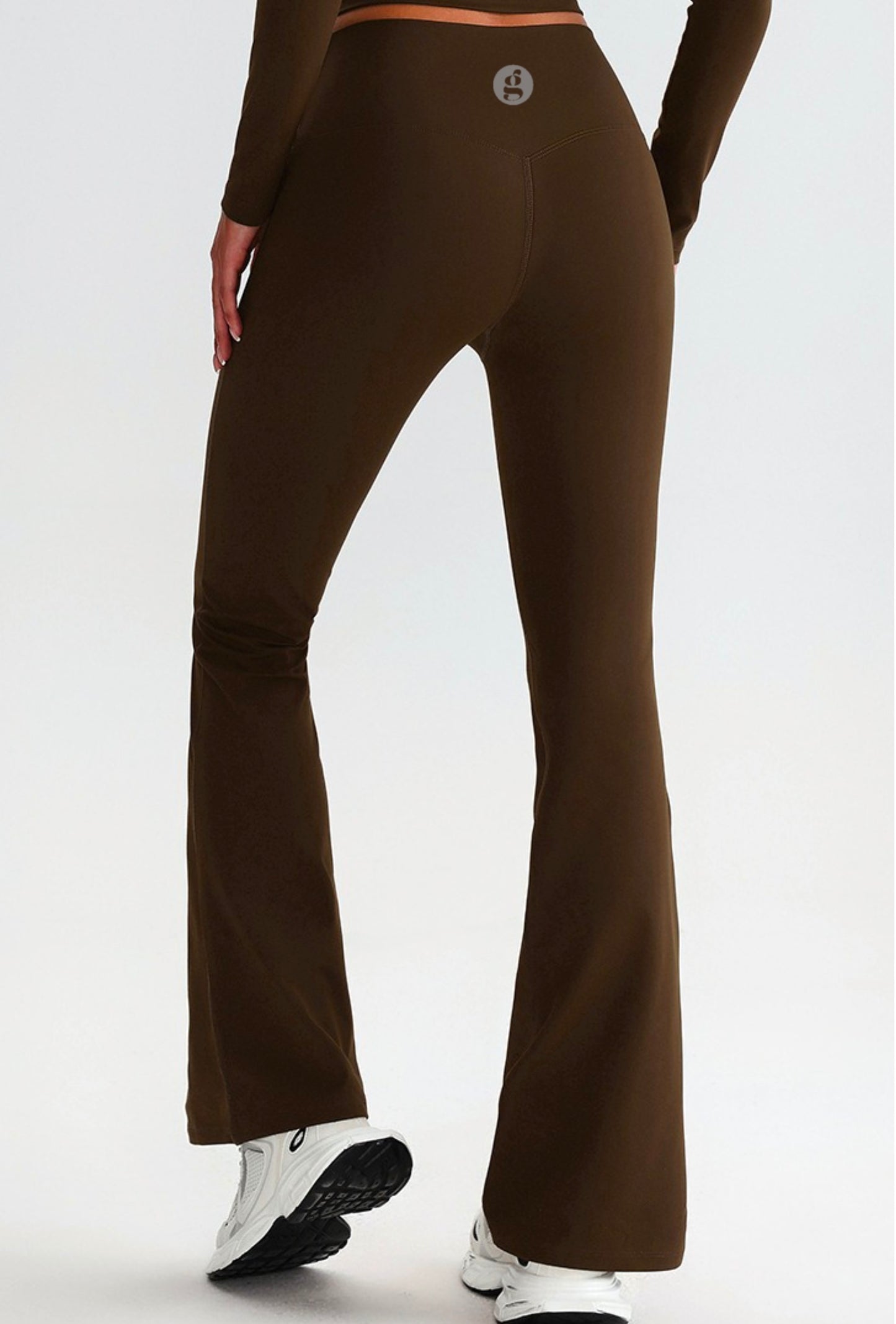 Core Flare Pants - Deep Olive Brown