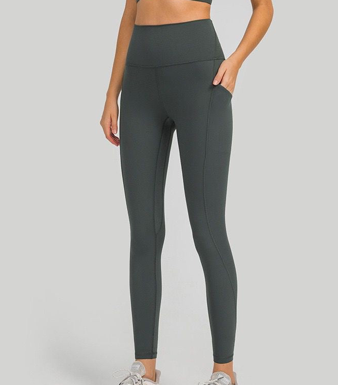ButterSoft Pocket Leggings - Dark Forest